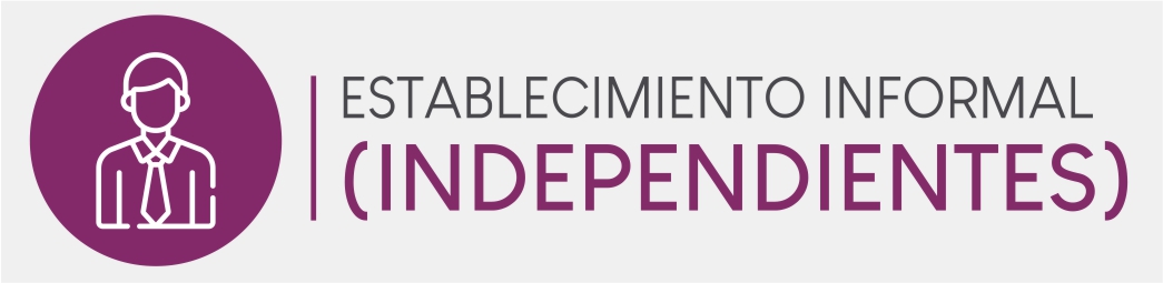 Solicitud como independiente Icon empresas